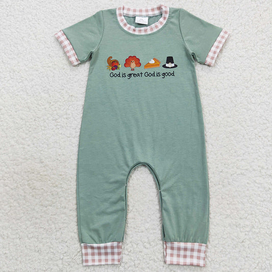 Thanksgiving Infant Boys Rompers Boutique Jumpsuit SR0439