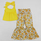 Boutique Baby Girls Clothes Flower Bell Bottom Outfits GSPO1430