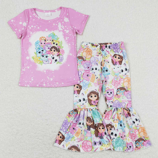 Cartoon Boutique Baby Girls Clothes Bell Bottom Outfits GSPO1372