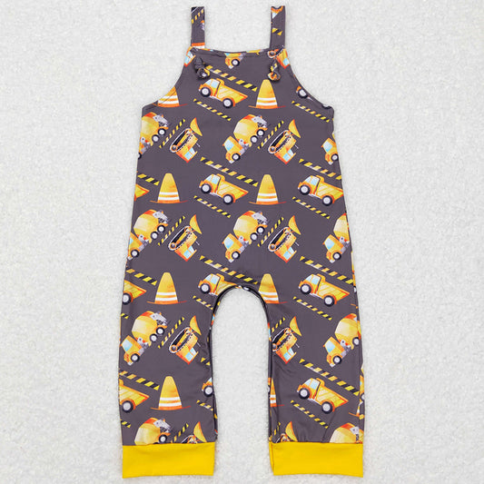 Baby Infant Rompers Kids Boys Construction Straps Rompers SR0473