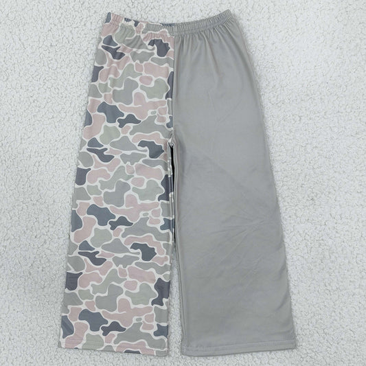 Baby Girls Pants Green Khaki Camo Pockets Flare Pant Bottom P1226