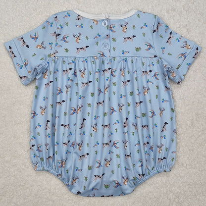 Baby Infant Girls Rompers Dog Duck Deer Hunting Rompers SR2275