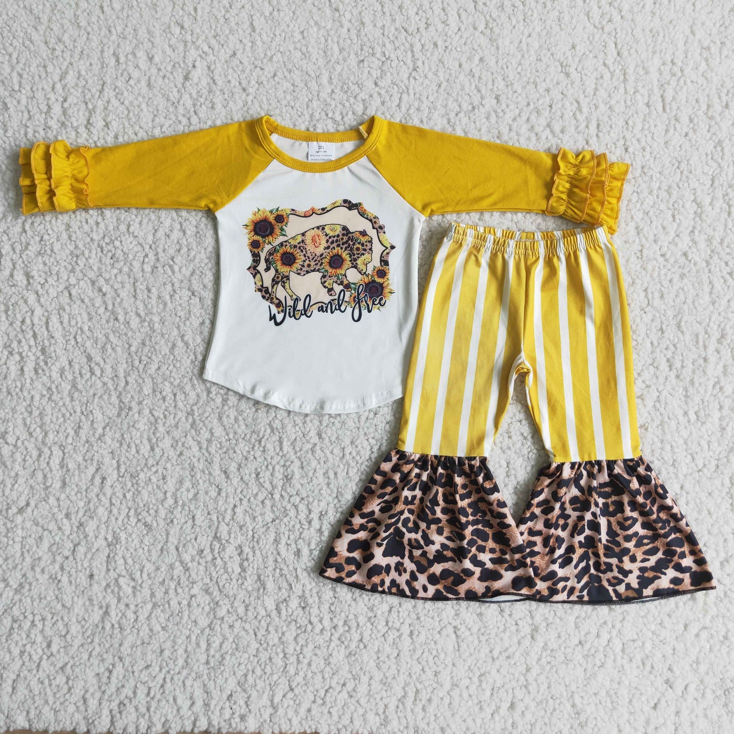 Girls Clothing Long Sleeve Outfits 6 A0-3