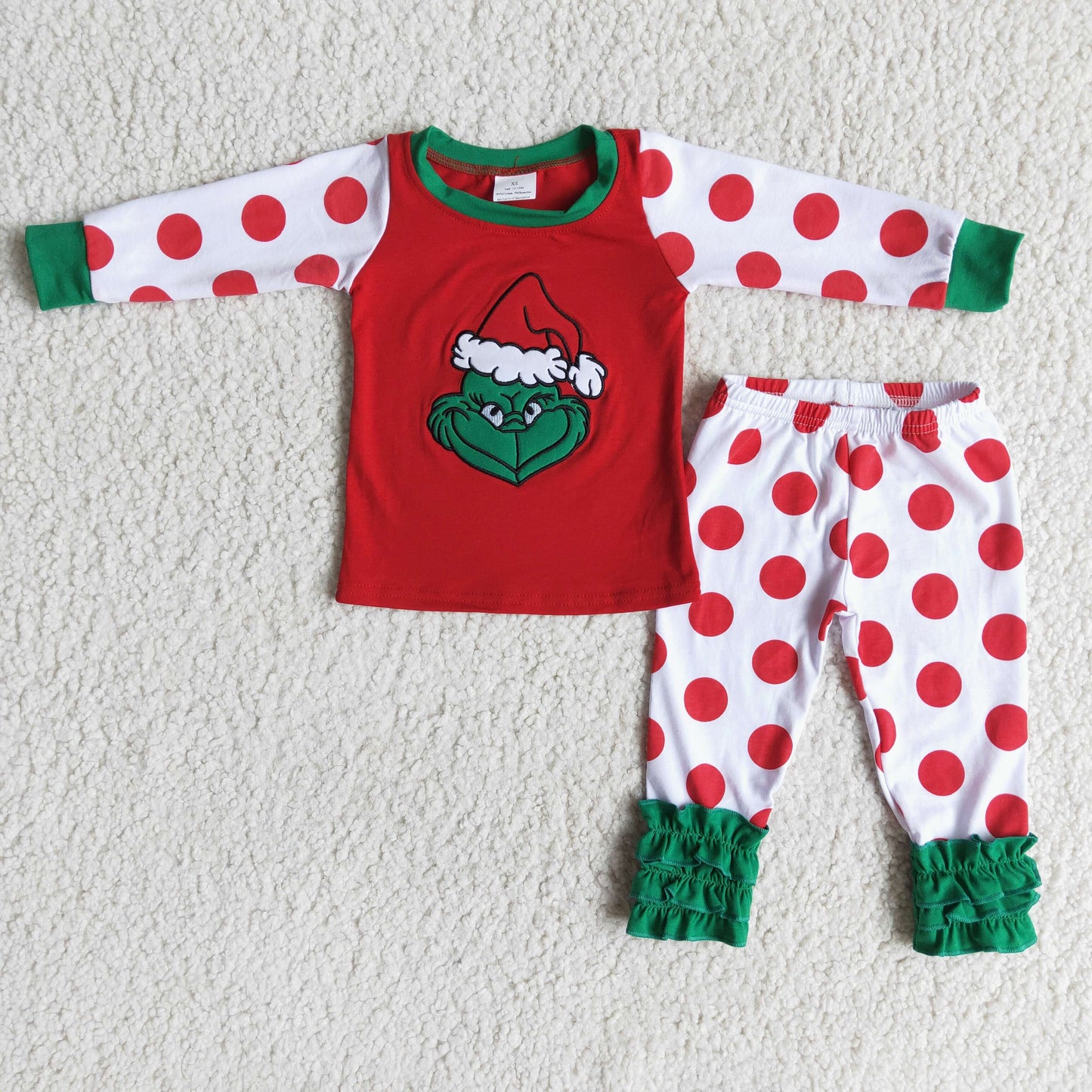 Boutique Christmas Kids Sibling Pajamas Sets 6 B5-18 6 A0-5