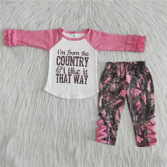 Boutique Baby Girls Clothes Long Sleeve Outfits 6 A10-12