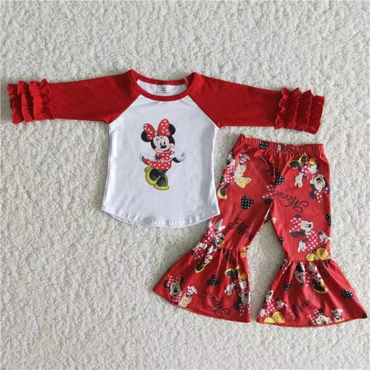 Cute Girls Clothes Bell Pants Sets 6 A14-28