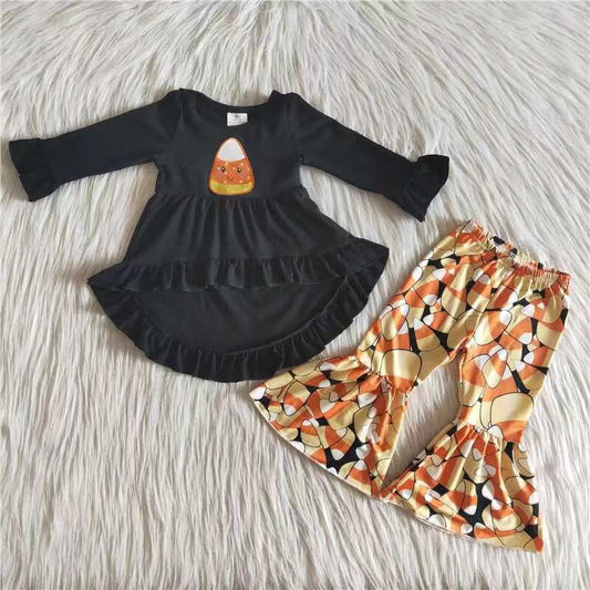 Boutique Girls Clothes Halloween Sets 6 A18-26