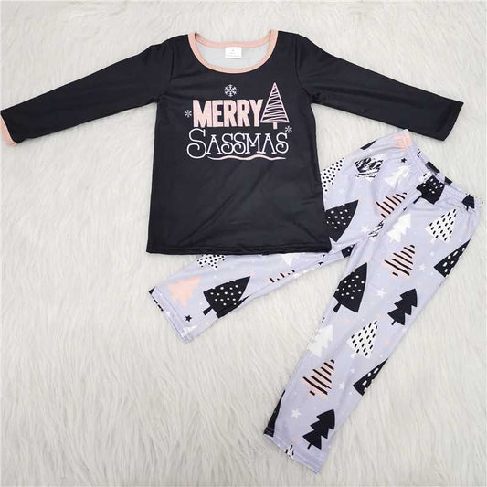 Boutique Kids Girls Clothes Christmas Sets 6 A25-16