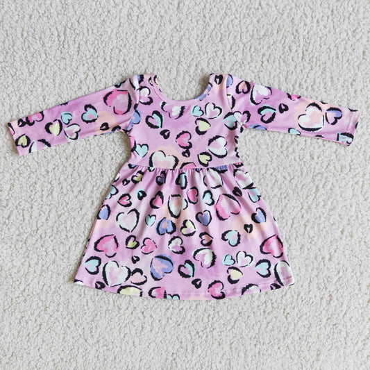 Valentines Love heart Girls dresses 6 A25-18