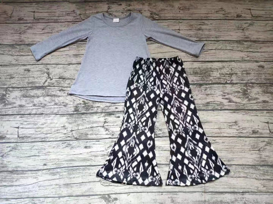 Long Sleeve Girls Clothes Sets 6 A30-26-2