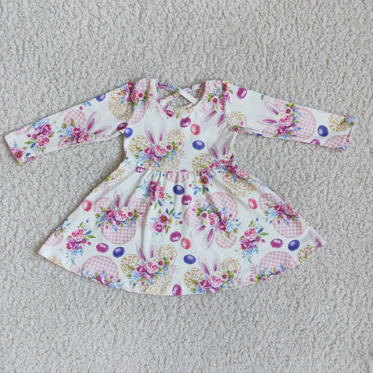 Boutique Baby Girls Easter Dress 6 B11-4