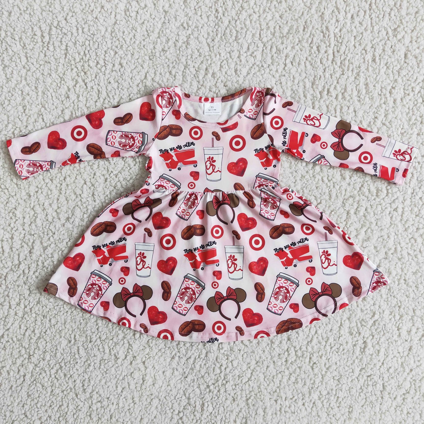 New Fashion Baby Girls Dress 6 B5-14