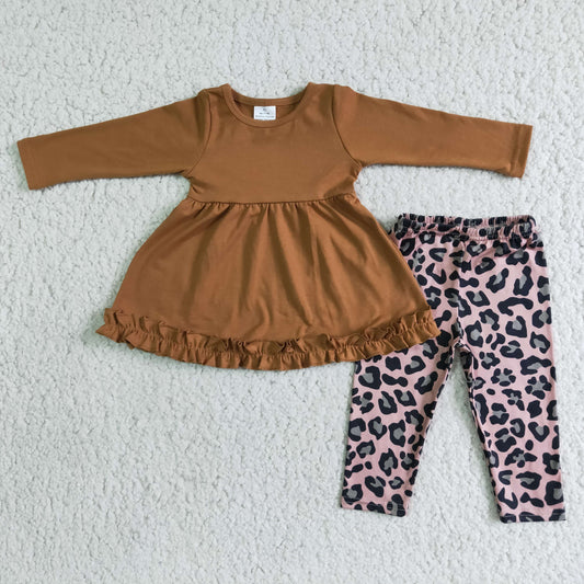 Boutique Baby Girls Clothes Long Sleepwear Top Pants Sets 6 B6-21