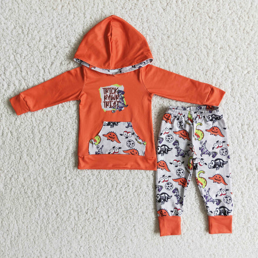 Halloween Boys Clothes Hoodies Sets 6 B9-4