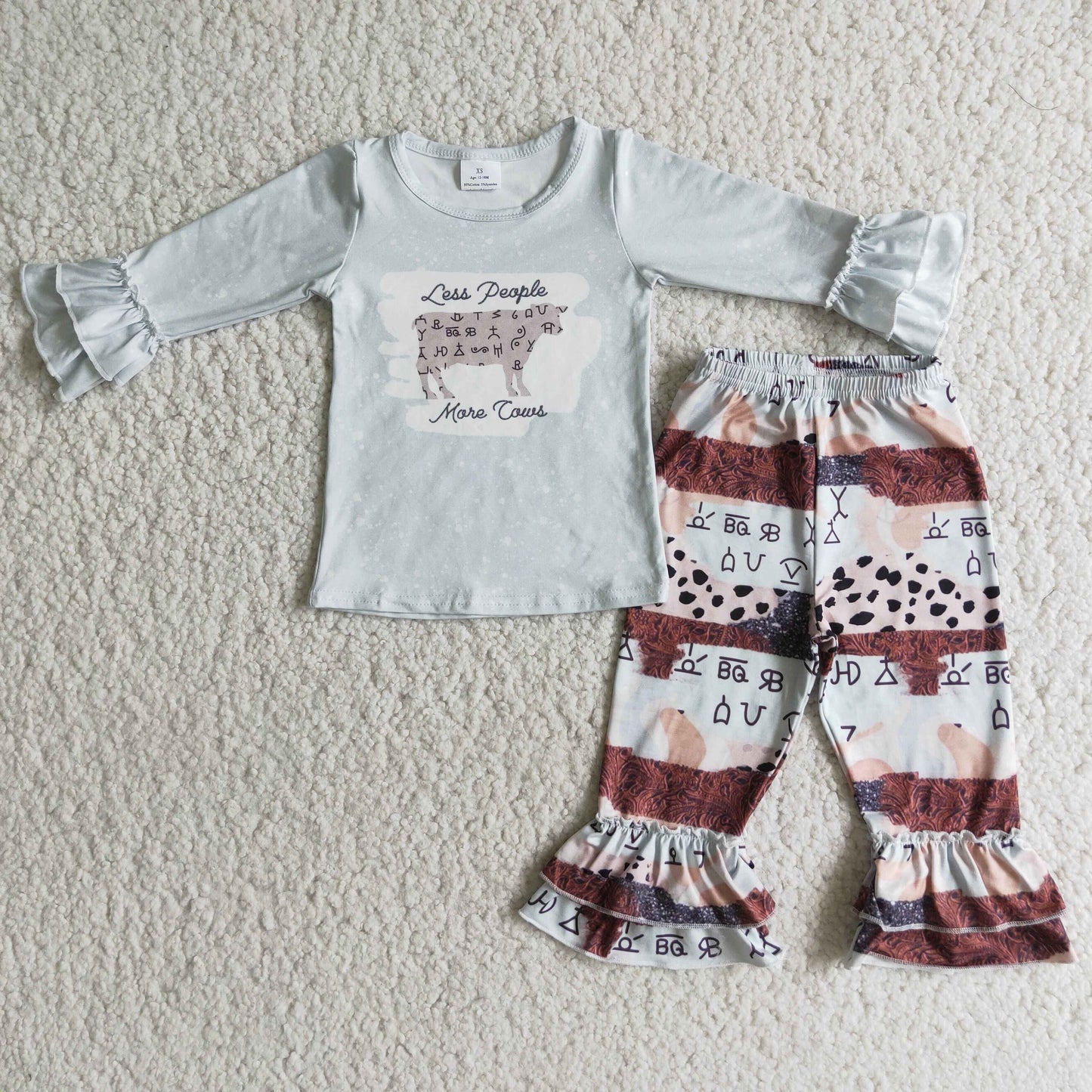 Boutique Kids Girls Clothing Bell Bottom Outfits 6 C11-20 11.19