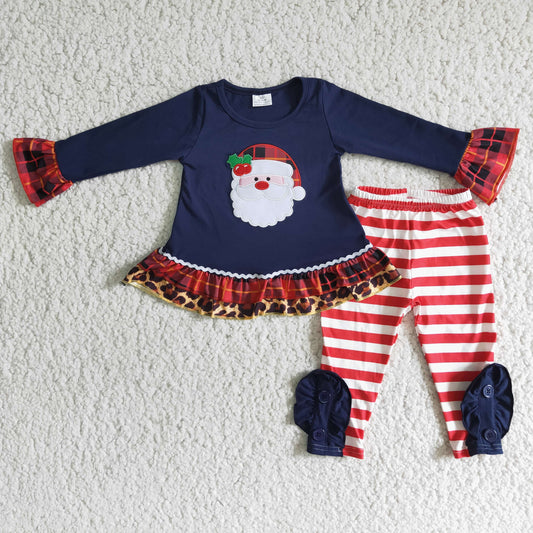 Christmas Baby Girls Clothes Santa Claus Sets 6 C7-2