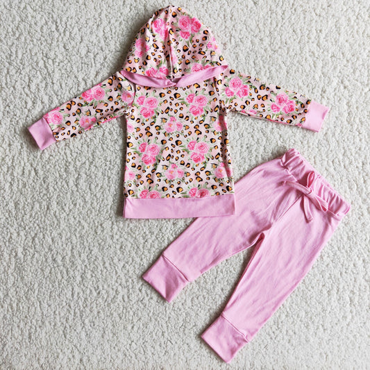 Flower Girls Clothes Hoodies Sets 6 C7-22