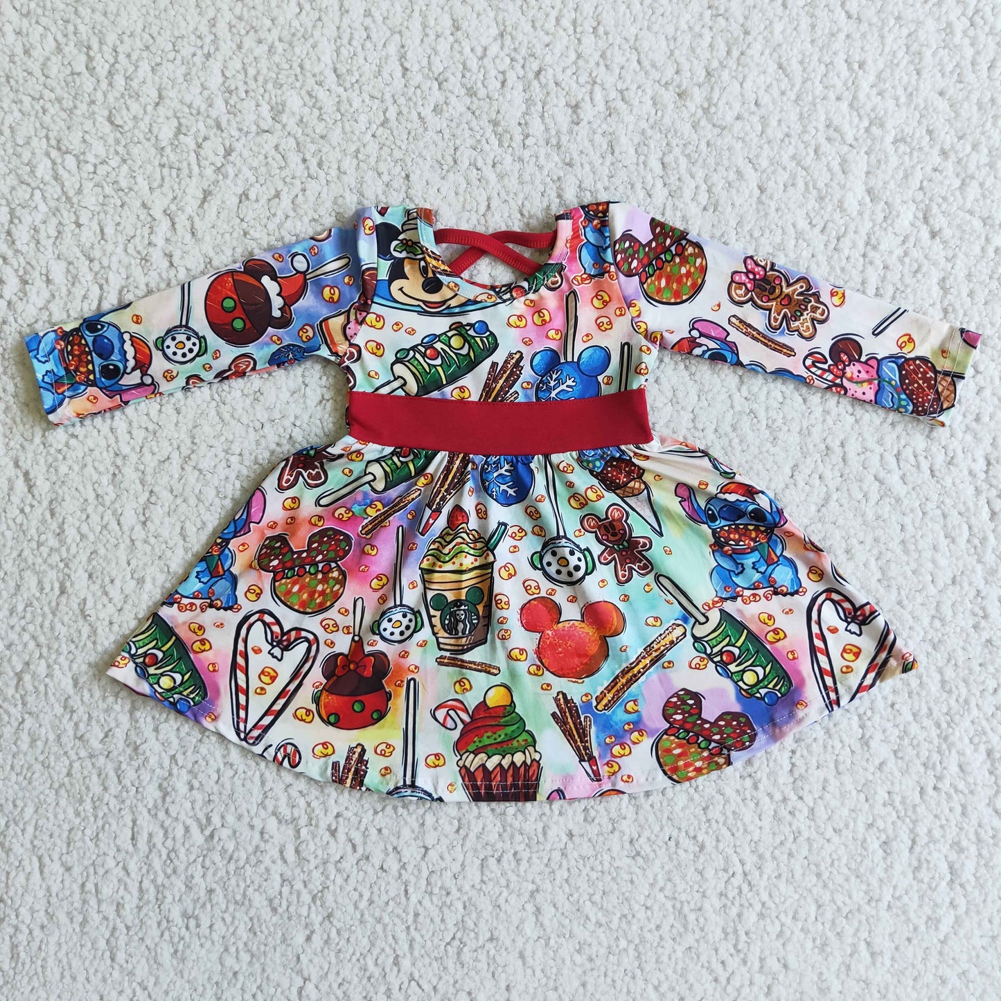 Cartoon Baby Girls Dress 6 C9-17