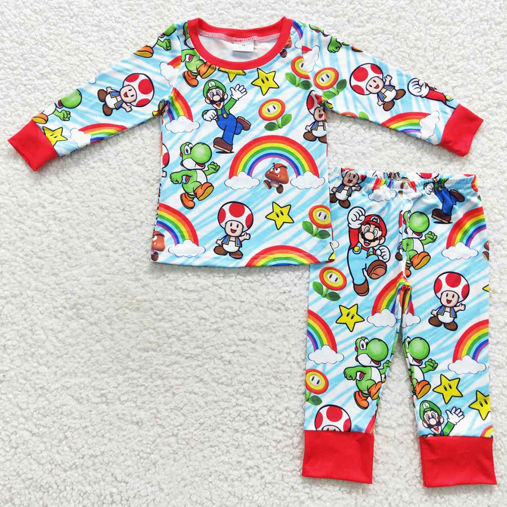 Cartoon Girls Pajamas Fashion Kids Sibling Sleepwear Sets GLP0668