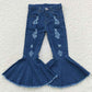 New Design Girls Jeans Denim Bell Pants P0133