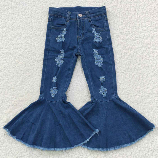 New Design Girls Jeans Denim Bell Pants P0133