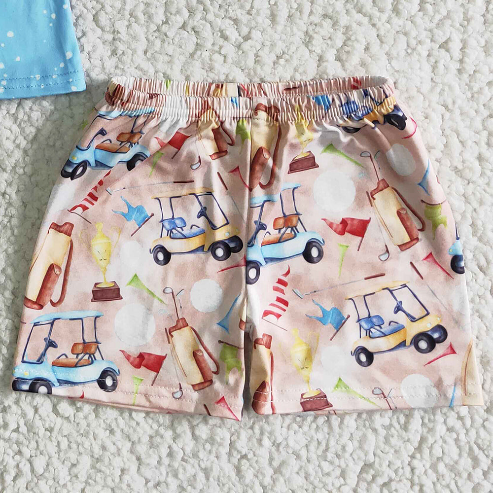 Hot Sale Summer Toddler Baby Boy Clothes Set Short Sleeve Shorts Outfits BSSO0024 4.28