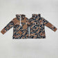 Baby Boys Clothes Tops Fall Camo Brown Long Sleeve Zip Pullovers Tops BT0810