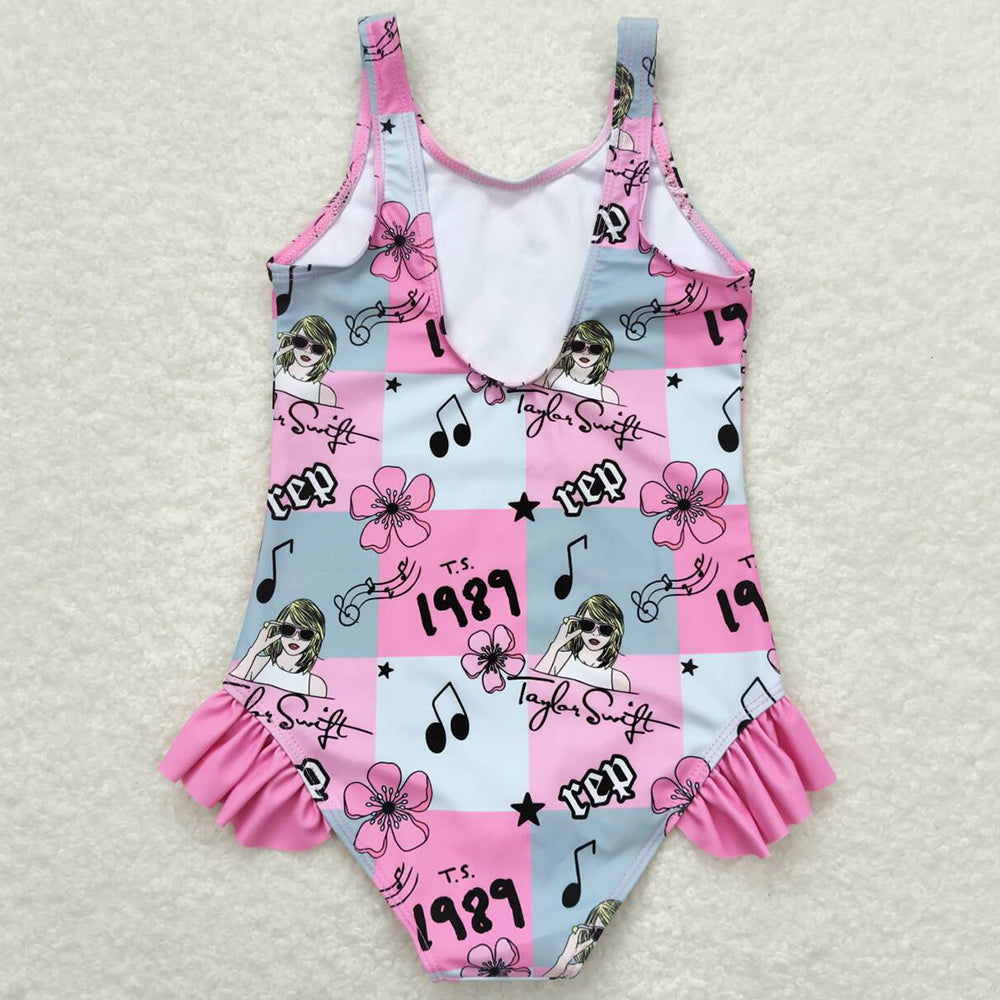 Baby Girls Swimsuits Summer Ruffle Swimsuits S0349