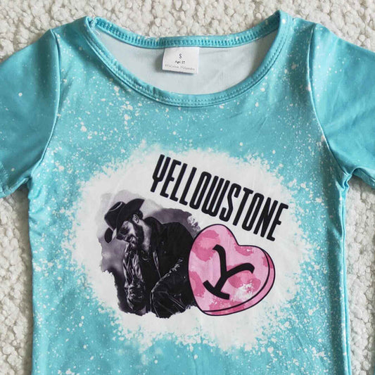 Kids Clothes Girls Bell Bottom Outfits Spring Summer Boutique Baby Girl Clothes Set GSPO0016