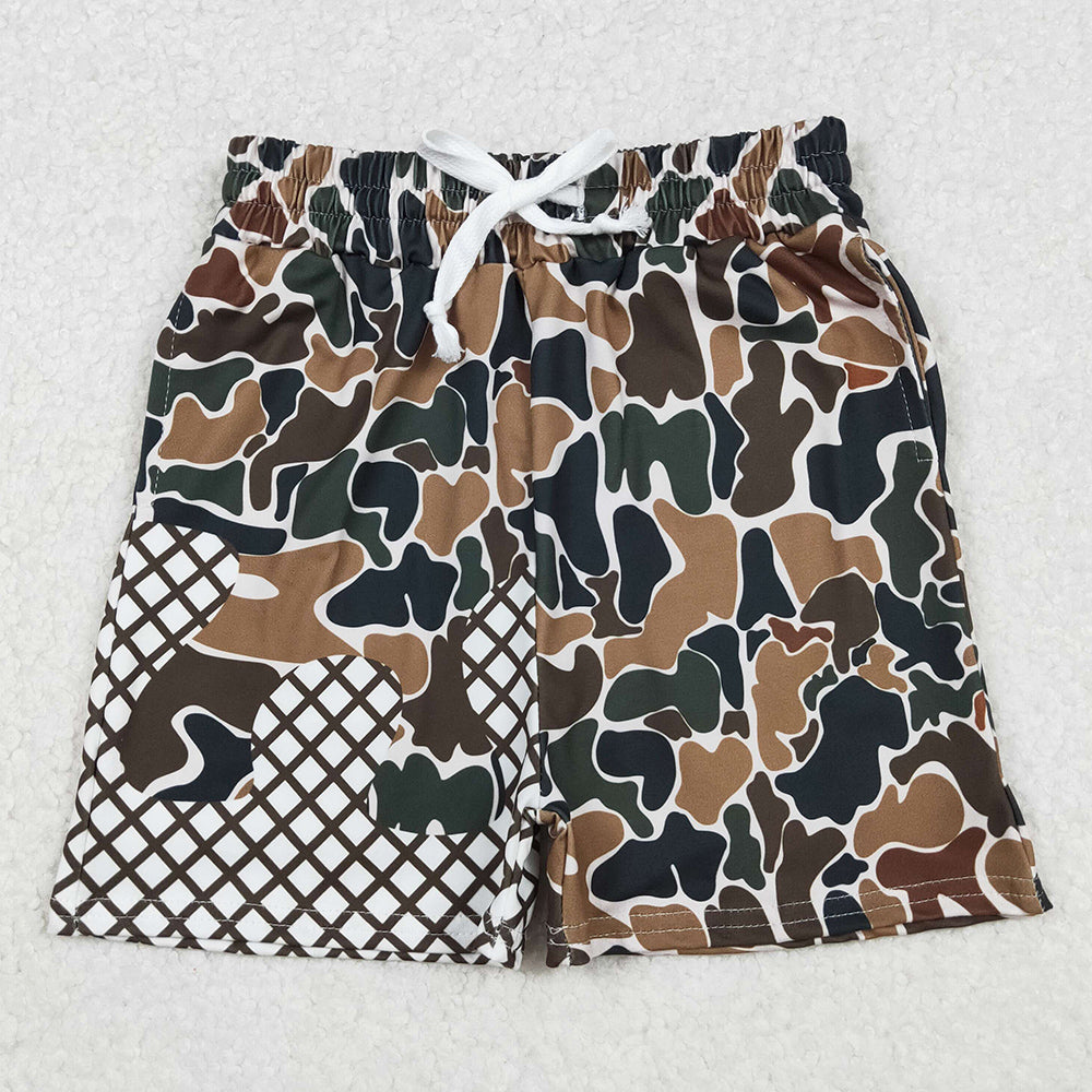 Baby Boys Shorts Dark Green Camo Drip Southern Team Shorts Bottom SS0651 11.3