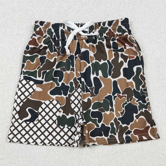 Baby Boys Shorts Dark Green Camo Drip Southern Team Shorts Bottom SS0651 11.3
