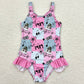 Baby Girls Swimsuits Summer Ruffle Swimsuits S0349