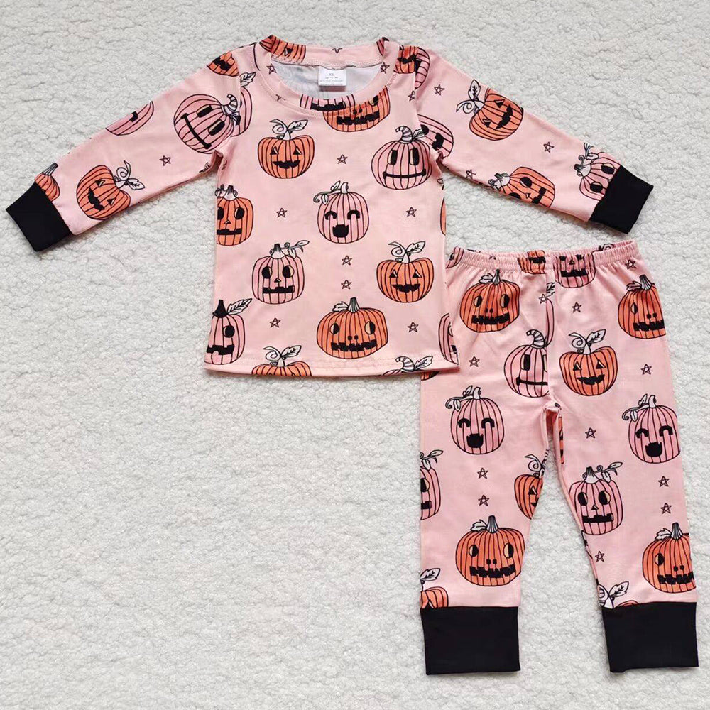 Boutique Kids Boys Pajamas Pumpkin Sleepwear Sets BLP0215