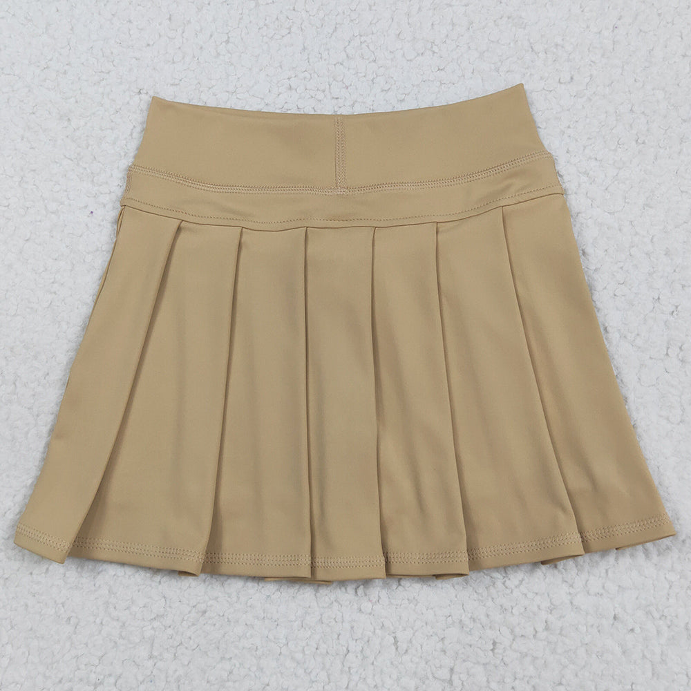 Baby Girls Skirts Khaki Yoga Skorts Pleated Skirts Bottom GLK0123 8.5