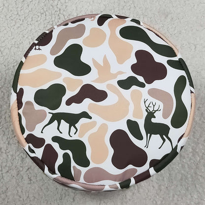 Baby Kids Bags Embroidery Rabbits Khaki Brown Camo Easter Bucket Baskets Bags BA0466