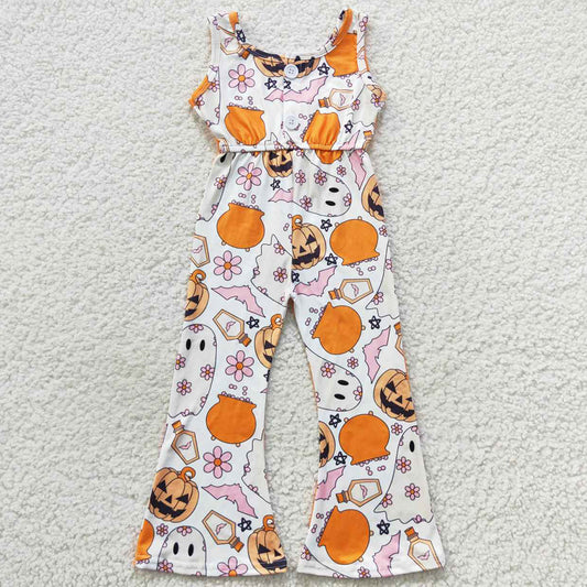 Halloween Baby Girls Clothes Pumpkin Overalls Sets GLP0568