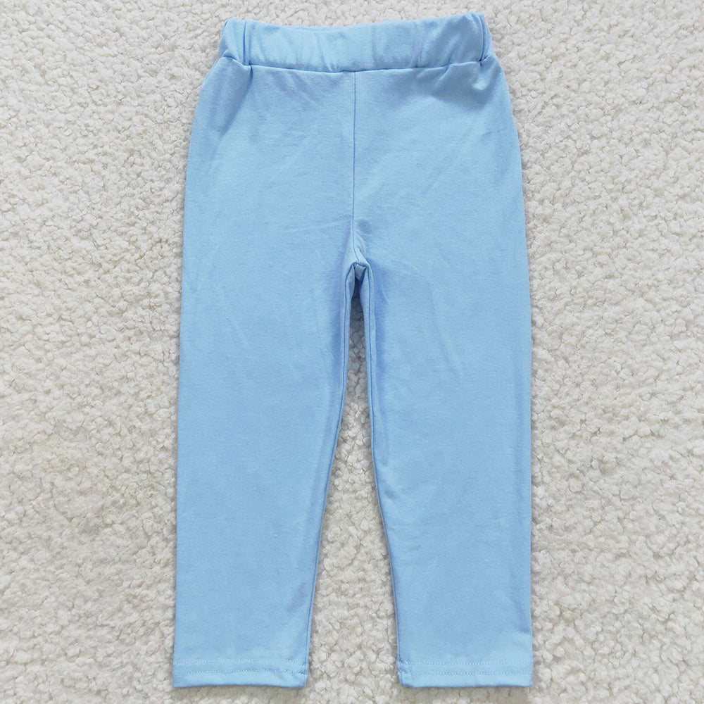 Boutique Baby Girls Blue Legging Pants P0209