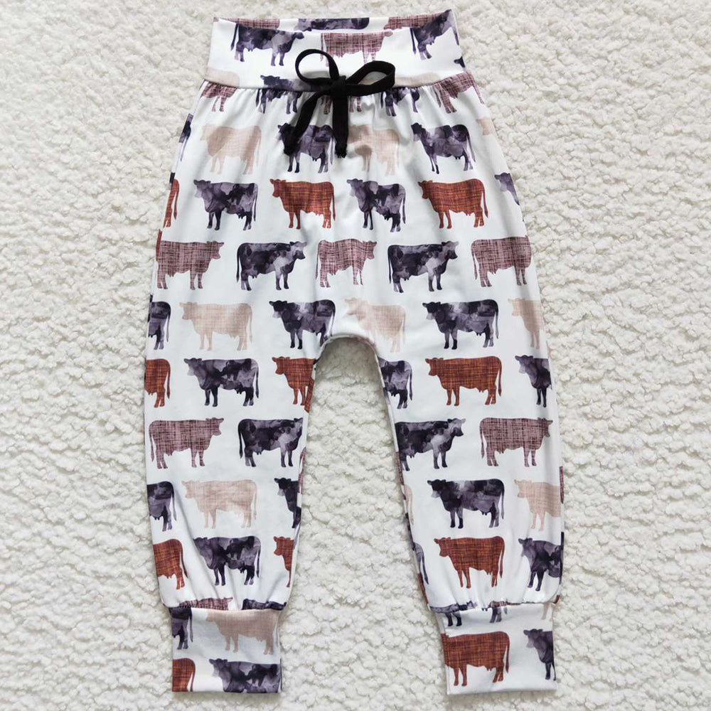 Baby Boys Pants Cow Western Hats Pants Sets P0272