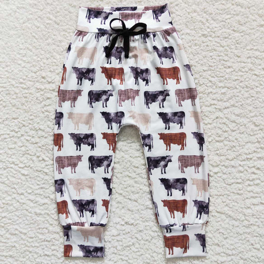 Baby Boys Pants Cow Western Hats Pants Sets P0272