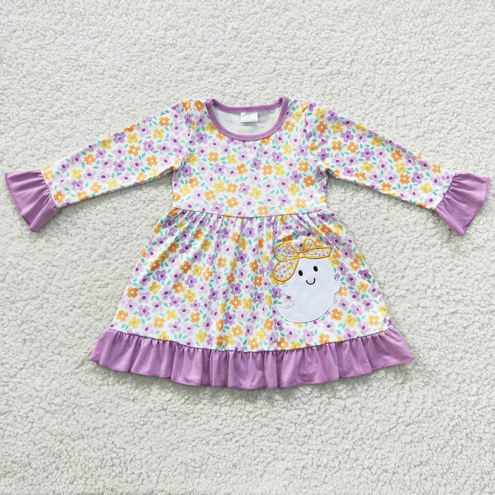 Halloween Girls Dress Ghost Baby Girls Dresses GLD0220