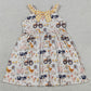 Baby Girls Dress Sleeveless Cows Trucks Farm Knee Length Dresses GSD3476