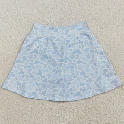 Baby Girls Skirts Skorts Western Light Gray Camo Yoga Active Skorts Bottom GLK0129 8.9