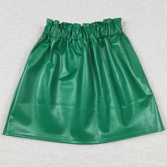 Green Girls Leather Skirts GLK0018