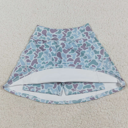Baby Girls Skirts Western Green Camo Yoga Active Skorts Bottom GLK0128 8.9