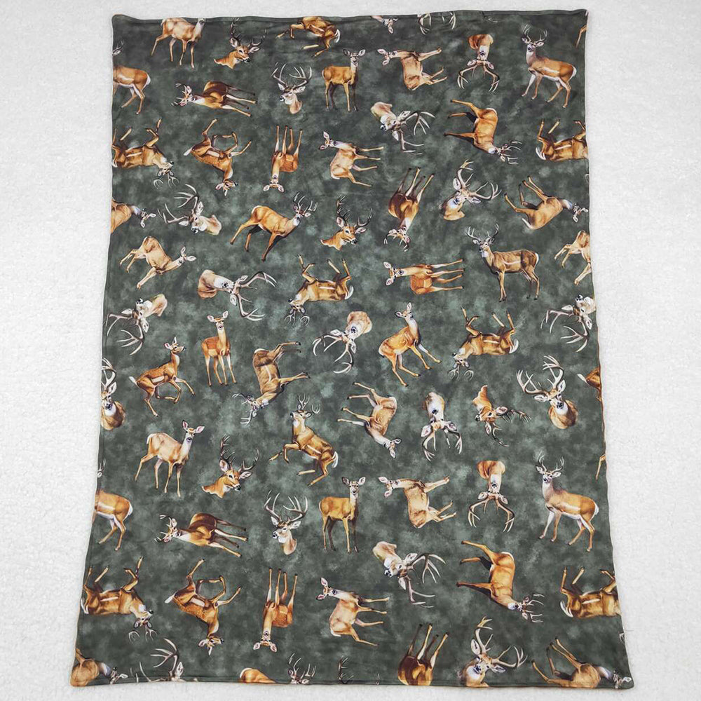 Baby Kids Children Blankets Southern Deers Minky Blankets BL0168