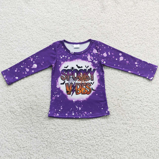 Halloween Kids Girls Clothes Top Shirts GT0234