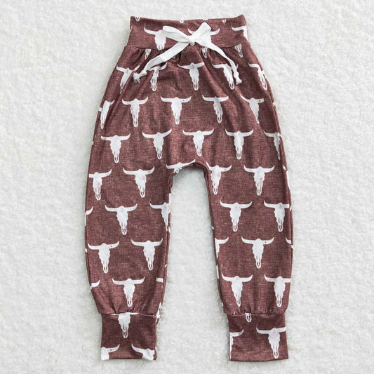 Cow Print Baby Boys Pants Western Hats Pants Sets P0273