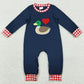 Baby Girls Rompers Embroidery Heart Ducks Valentines Collar Ruffle Footie Rompers LR2720 LR2721 11.21