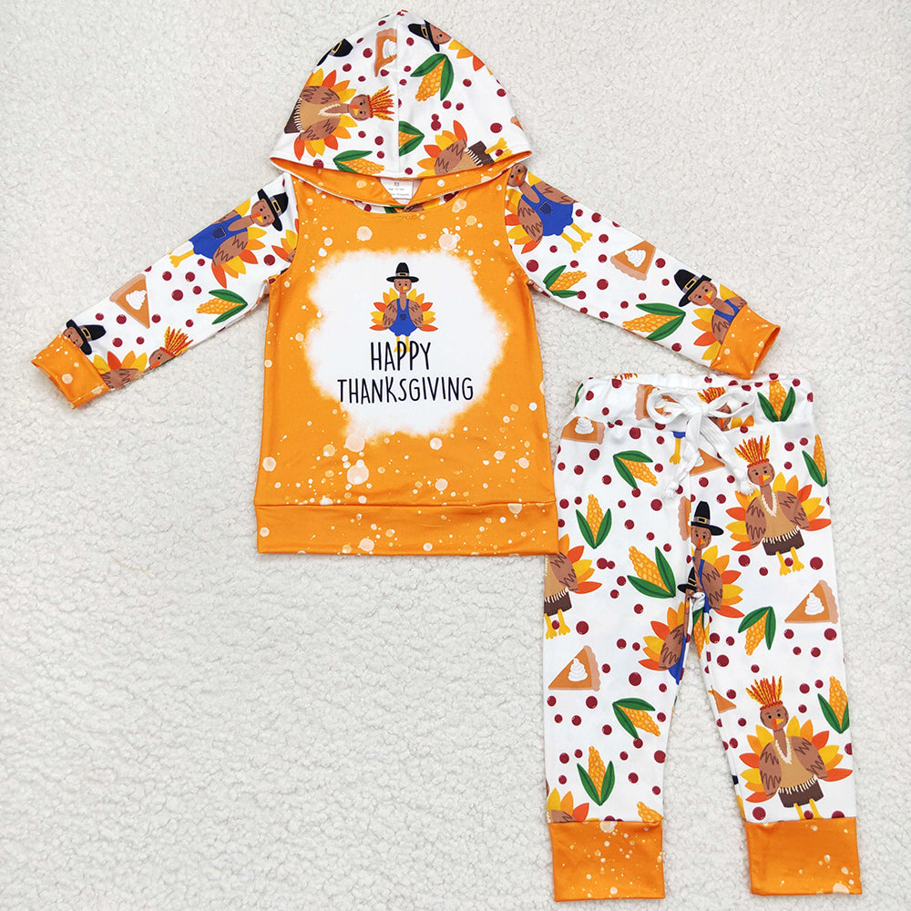 Thanksgiving Baby Kids Clothes Hoodies Sets BLP0222