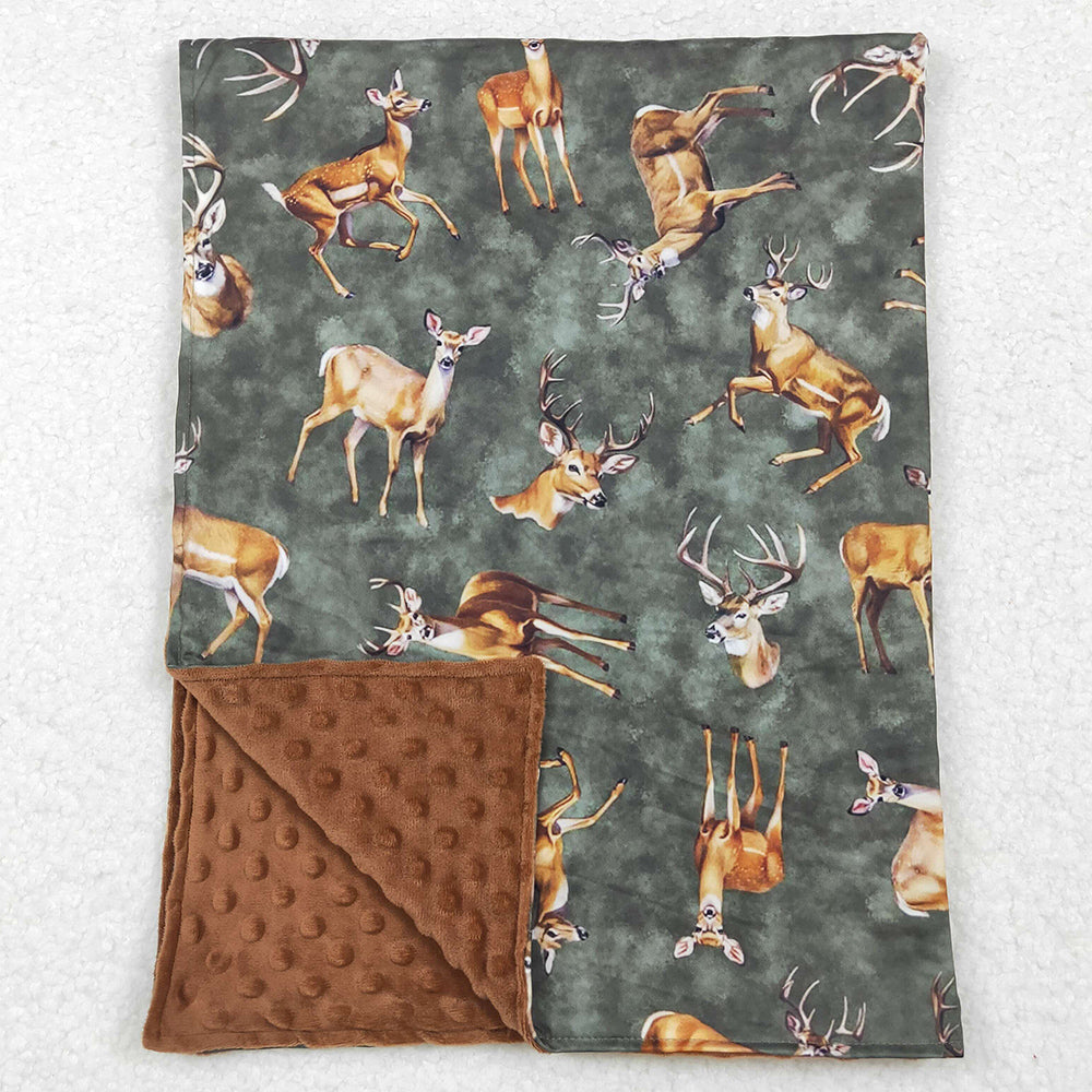 Baby Kids Children Blankets Southern Deers Minky Blankets BL0168